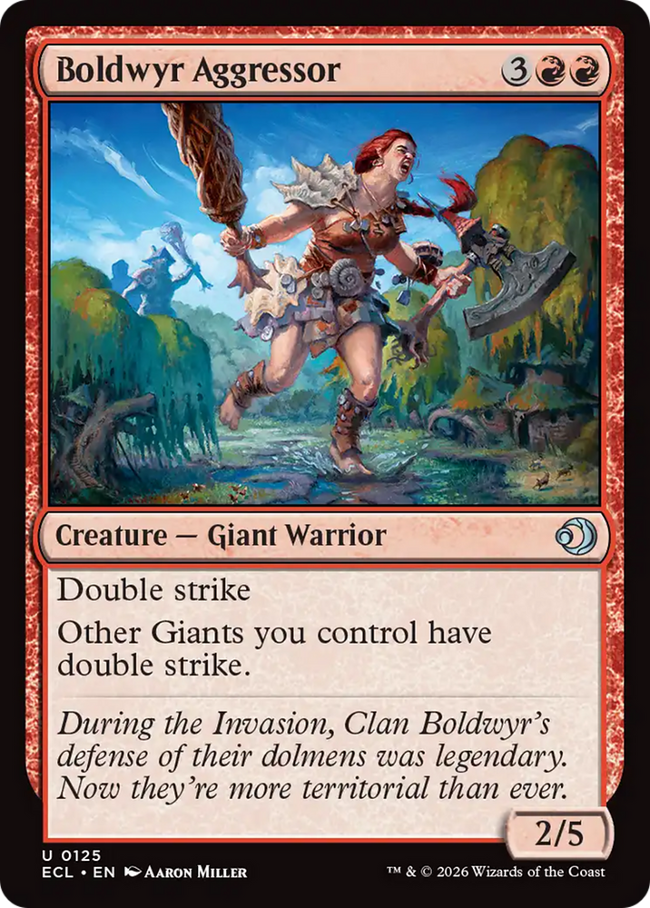Boldwyr Aggressor [Lorwyn Eclipsed] Magic: The Gathering