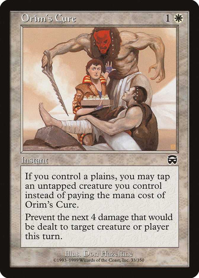 Orim's Cure [Mercadian Masques] Magic: The Gathering