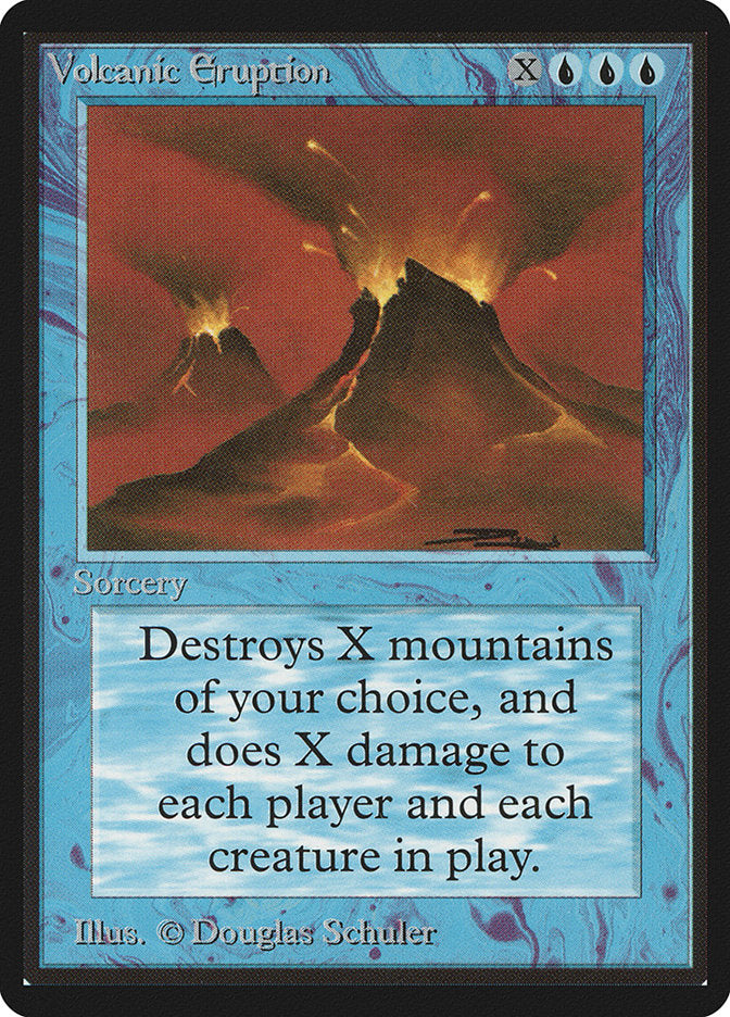 Volcanic Eruption [Beta Edition] Magic: The Gathering