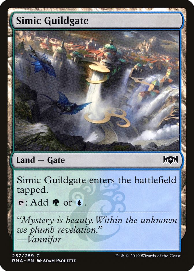 Simic Guildgate (257/259) [Ravnica Allegiance] Magic: The Gathering