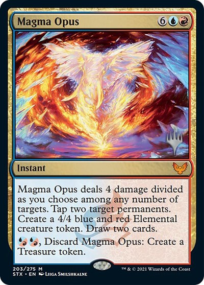 Magma Opus (Promo Pack) [Strixhaven: School of Mages Promos] Magic: The Gathering
