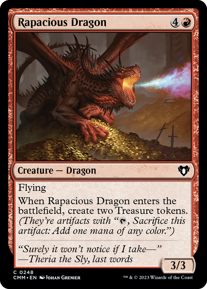 Rapacious Dragon [Commander Masters] Magic: The Gathering