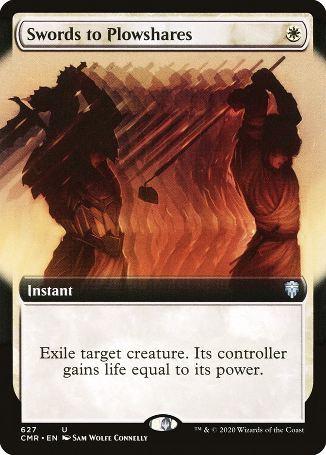 Swords to Plowshares (Extended Art) [Commander Legends] Magic: The Gathering