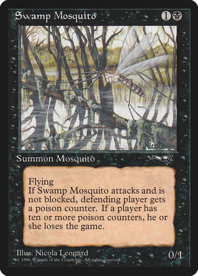 Swamp Mosquito (Facing Side) [Alliances] Magic: The Gathering