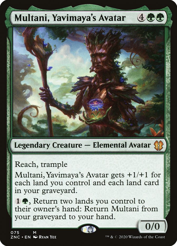 Multani, Yavimaya's Avatar [Zendikar Rising Commander] Magic: The Gathering