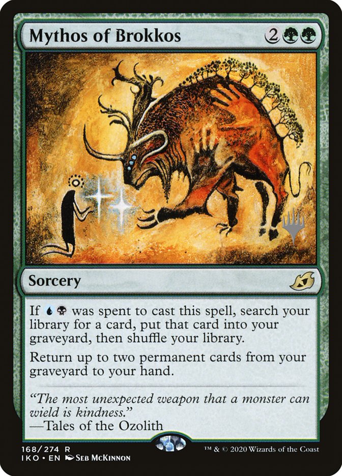 Mythos of Brokkos (Promo Pack) [Ikoria: Lair of Behemoths Promos] Magic: The Gathering