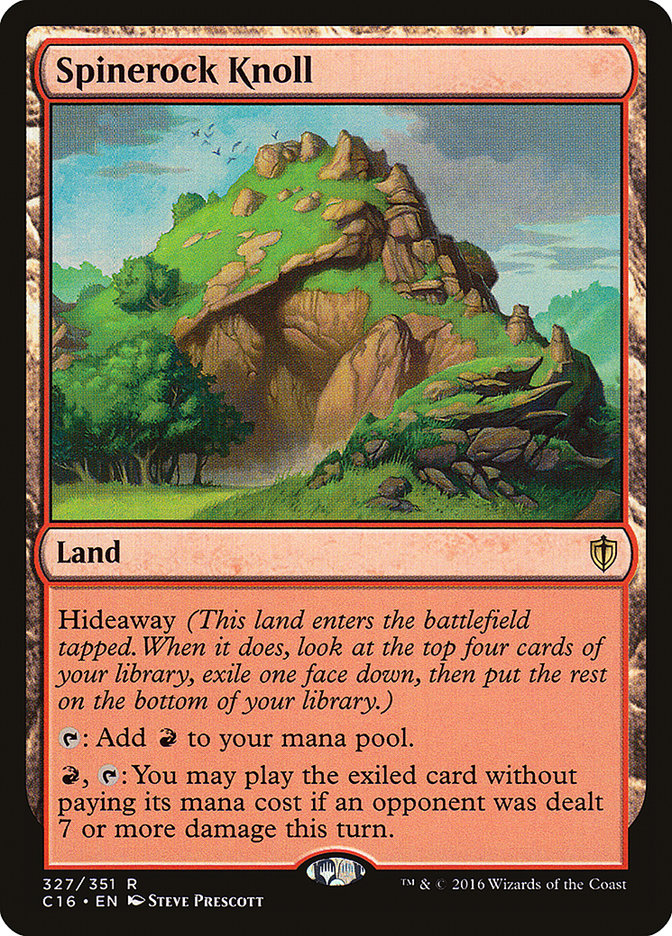 Spinerock Knoll [Commander 2016] Magic: The Gathering