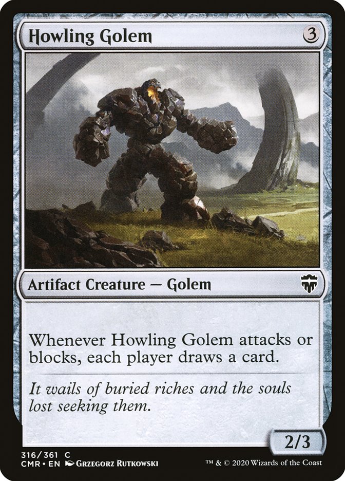 Howling Golem [Commander Legends] Magic: The Gathering
