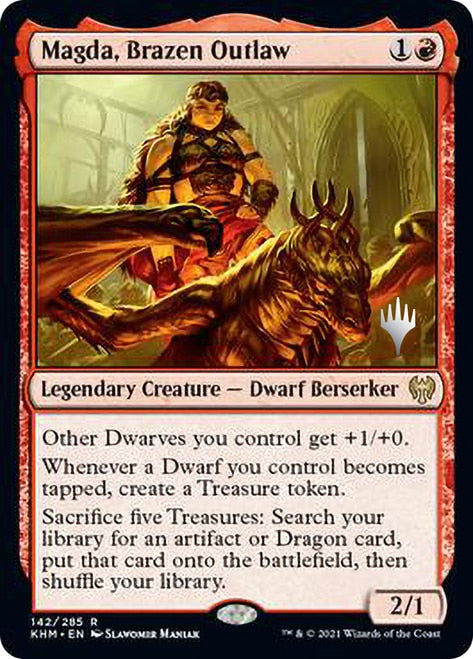 Magda, Brazen Outlaw (Promo Pack) [Kaldheim Promos] Magic: The Gathering