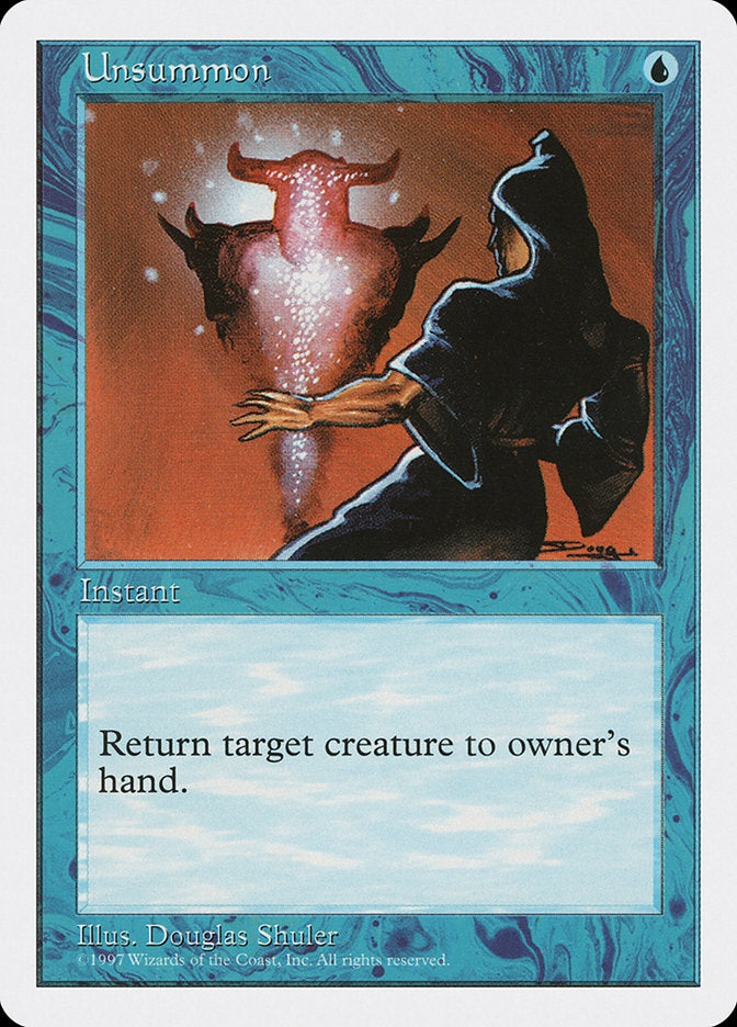 Unsummon [Fifth Edition] Magic: The Gathering