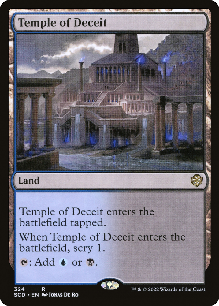 Temple of Deceit [Starter Commander Decks] Magic: The Gathering