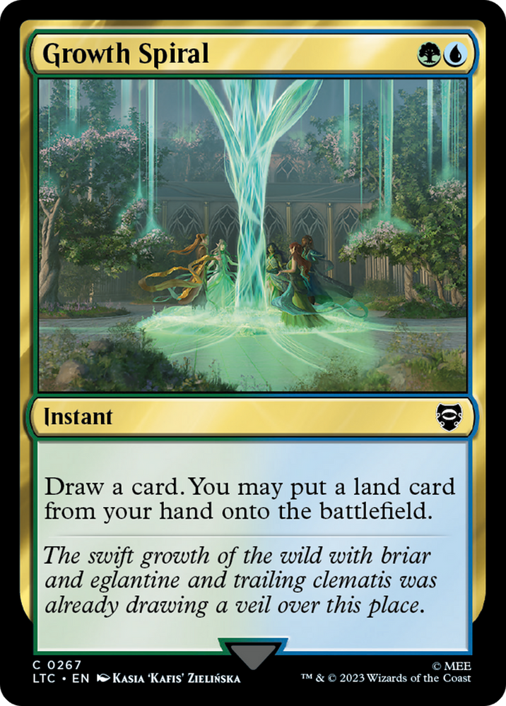 Growth Spiral [The Lord of the Rings: Tales of Middle-Earth Commander] Magic: The Gathering
