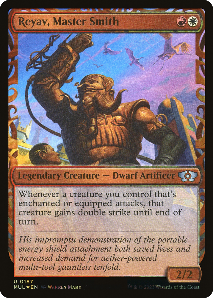 Reyav, Master Smith (Halo Foil) [Multiverse Legends] Magic: The Gathering