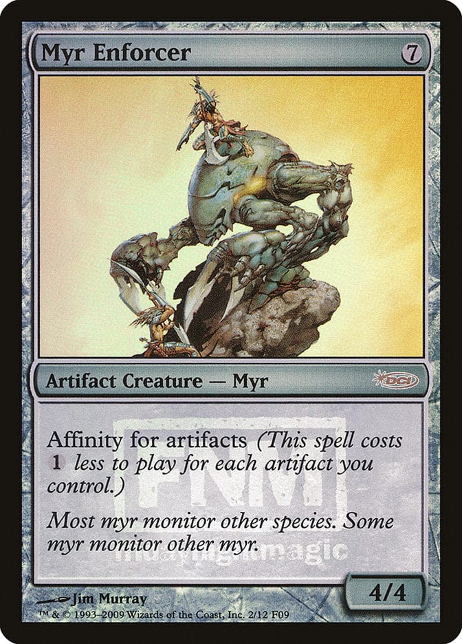 Myr Enforcer [Friday Night Magic 2009] Magic: The Gathering