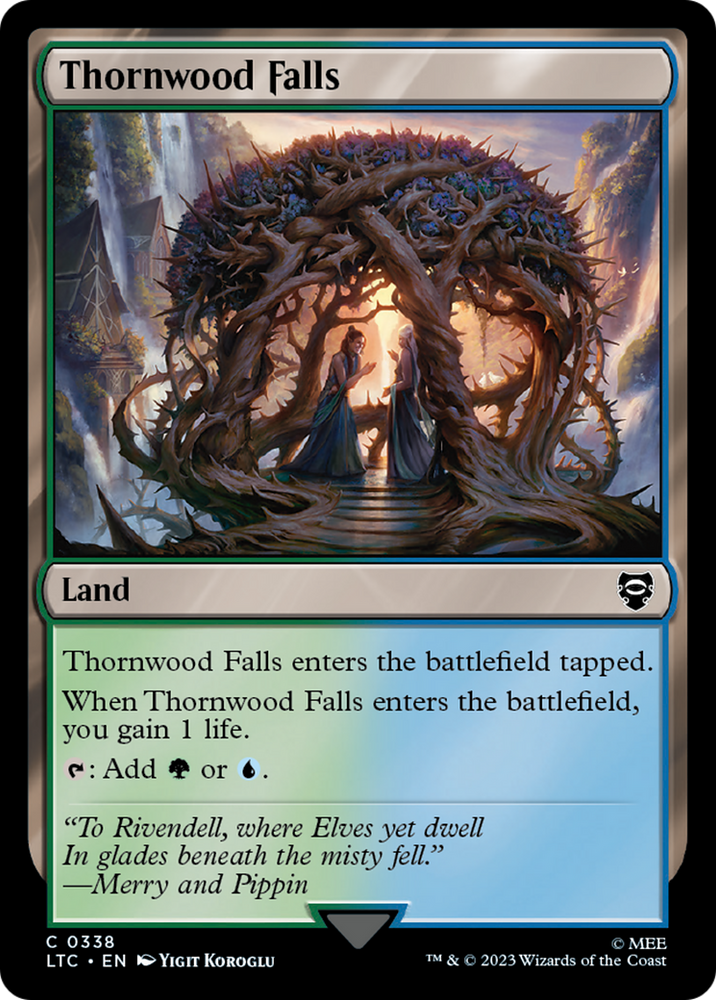 Thornwood Falls [The Lord of the Rings: Tales of Middle-Earth Commander] Magic: The Gathering