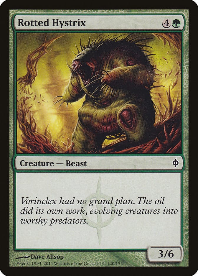 Rotted Hystrix [New Phyrexia] Magic: The Gathering