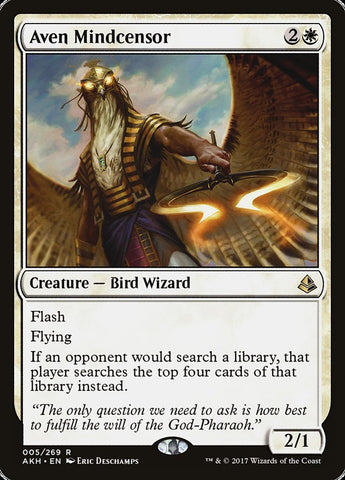 Aven Mindcensor [Amonkhet] Magic: The Gathering