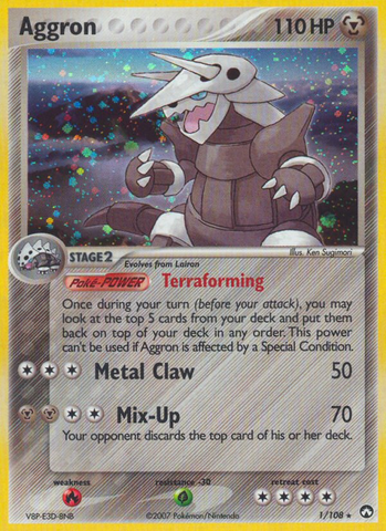 Aggron (1/108) [EX: Power Keepers] Pokémon