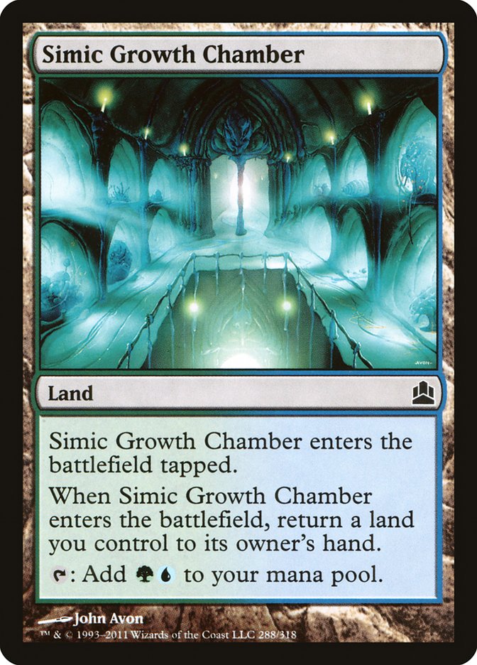 Simic Growth Chamber [Commander 2011] Magic: The Gathering