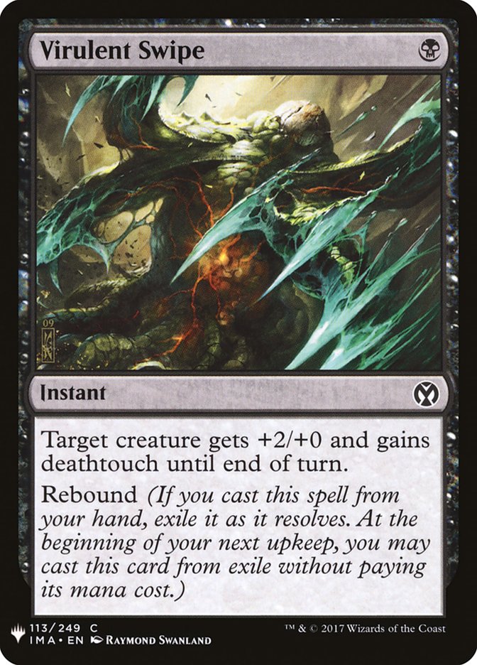 Virulent Swipe [Mystery Booster] Magic: The Gathering
