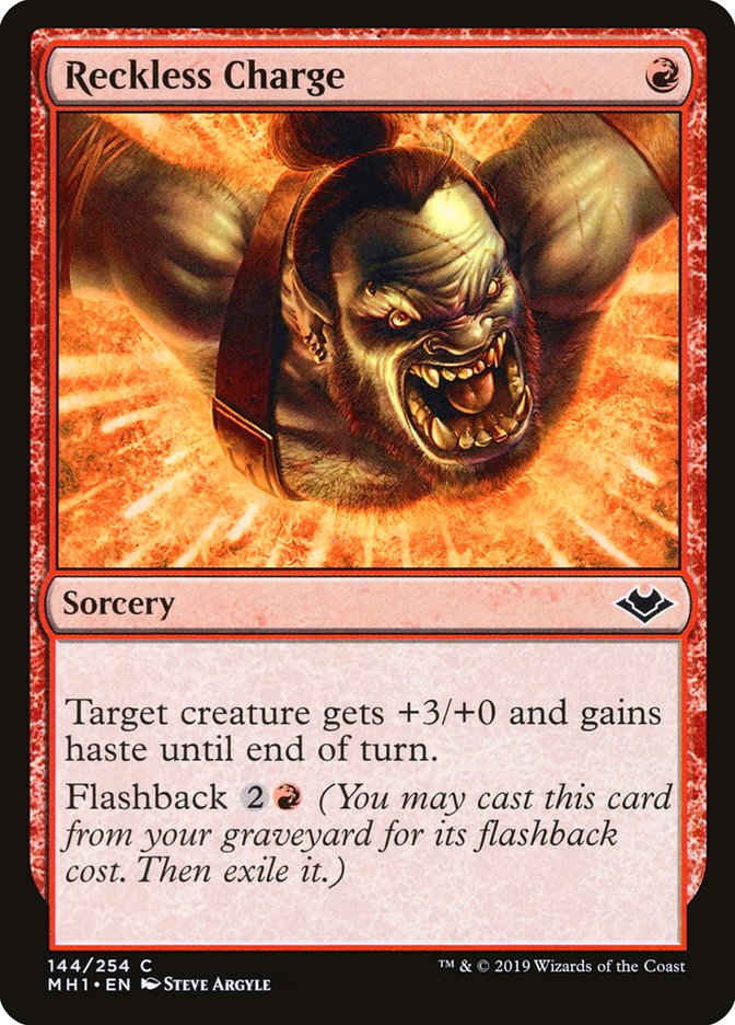 Reckless Charge [Modern Horizons] Magic: The Gathering