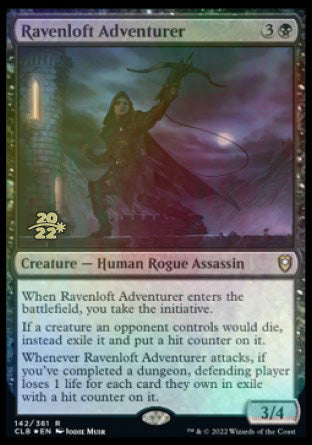 Ravenloft Adventurer [Commander Legends: Battle for Baldur's Gate Prerelease Promos] Magic: The Gathering