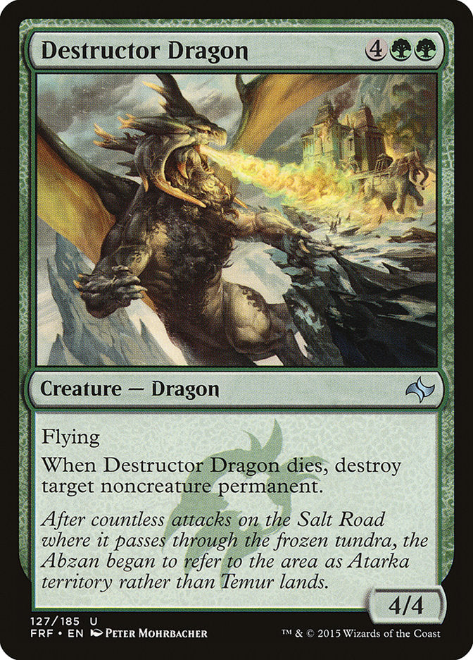 Destructor Dragon [Fate Reforged] Magic: The Gathering