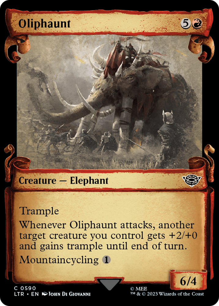 Oliphaunt [The Lord of the Rings: Tales of Middle-Earth Showcase Scrolls] Magic: The Gathering