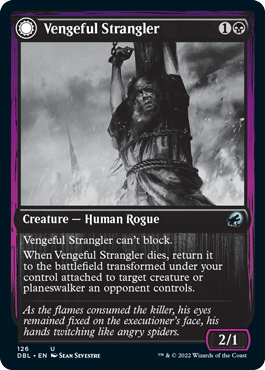 Vengeful Strangler // Strangling Grasp [Innistrad: Double Feature] Magic: The Gathering