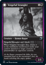 Vengeful Strangler // Strangling Grasp [Innistrad: Double Feature] Magic: The Gathering