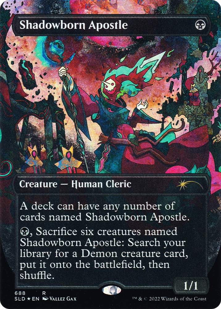Shadowborn Apostle (688) (Borderless) [Secret Lair Drop Promos] Magic: The Gathering