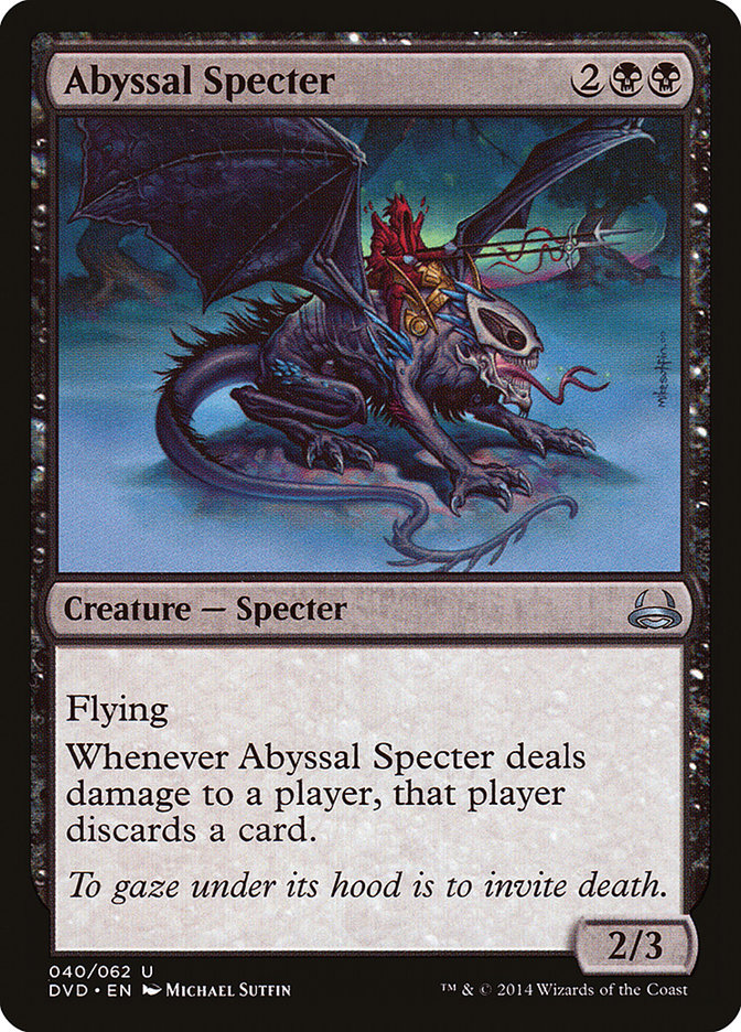 Abyssal Specter (Divine vs. Demonic) [Duel Decks Anthology] Magic: The Gathering