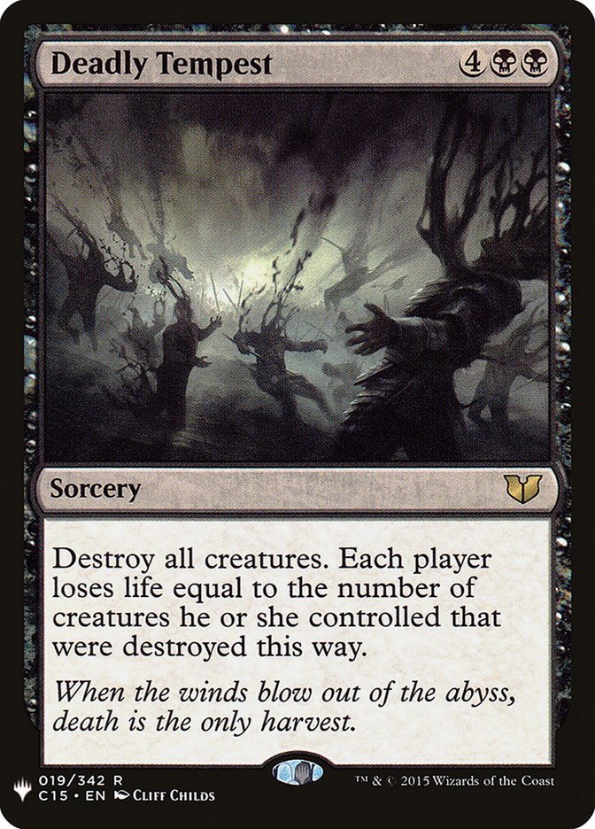 Deadly Tempest [The List] Magic: The Gathering