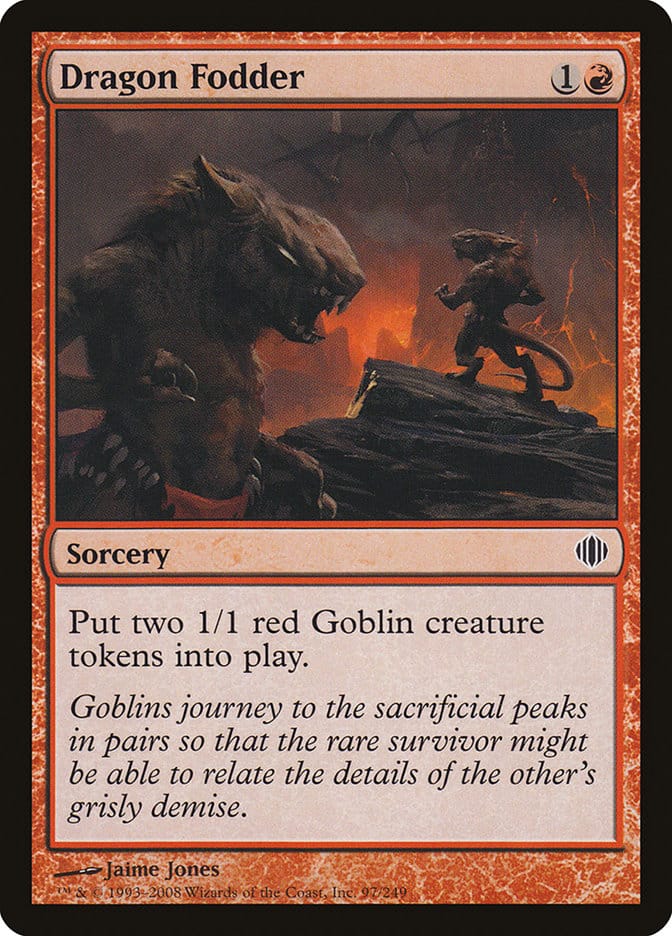 Dragon Fodder [Shards of Alara] Magic: The Gathering