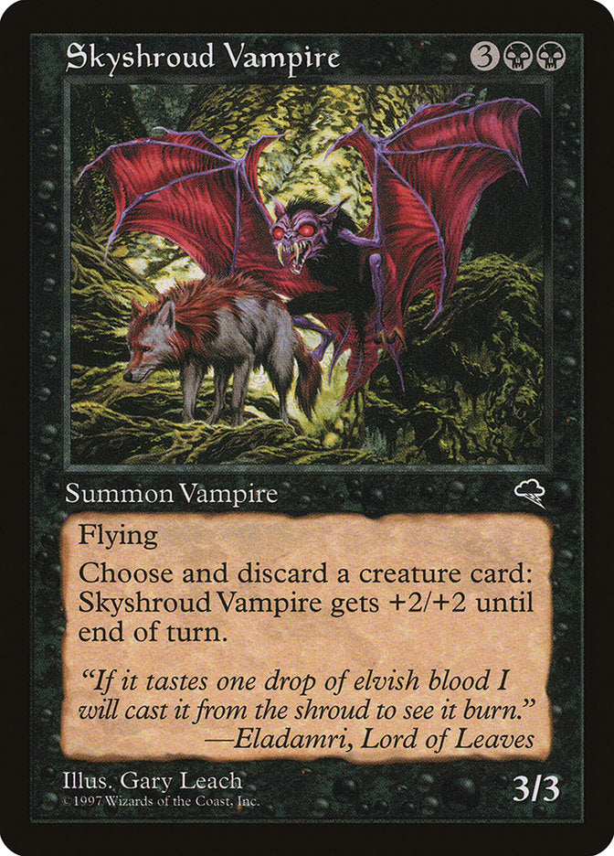 Skyshroud Vampire [Tempest] Magic: The Gathering