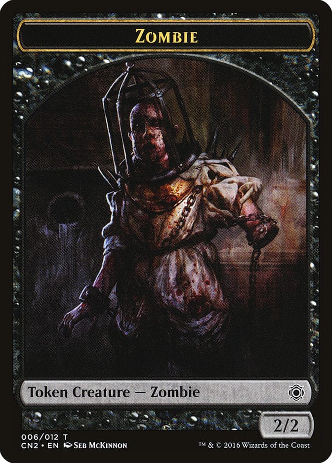 Zombie Token [Conspiracy: Take the Crown Tokens] Magic: The Gathering