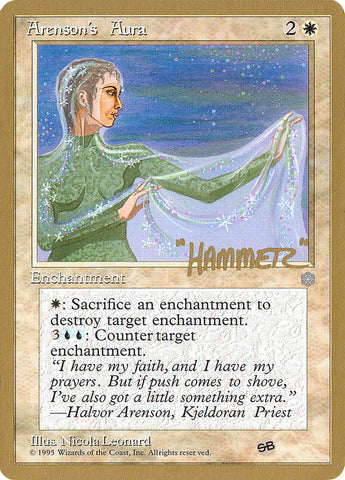 Arenson's Aura (Shawn "Hammer" Regnier) (SB) [Pro Tour Collector Set] Magic: The Gathering