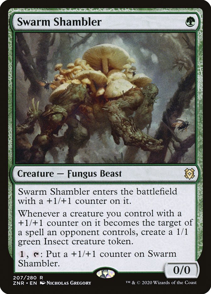 Swarm Shambler [Zendikar Rising] Magic: The Gathering