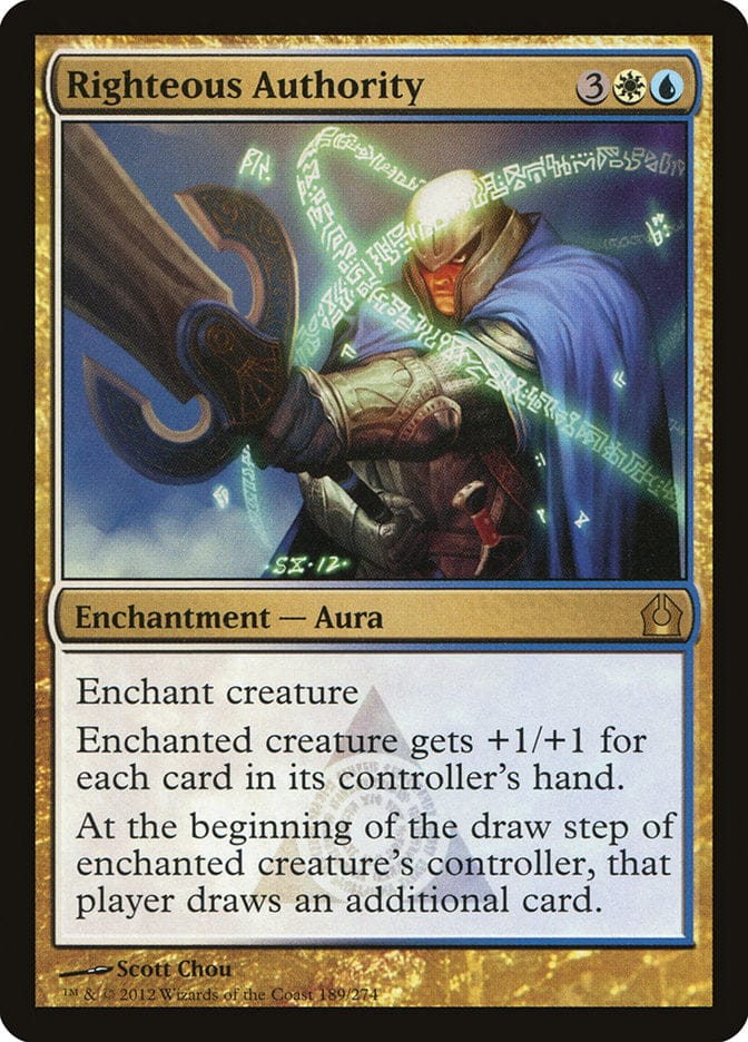 Righteous Authority [Return to Ravnica] Magic: The Gathering