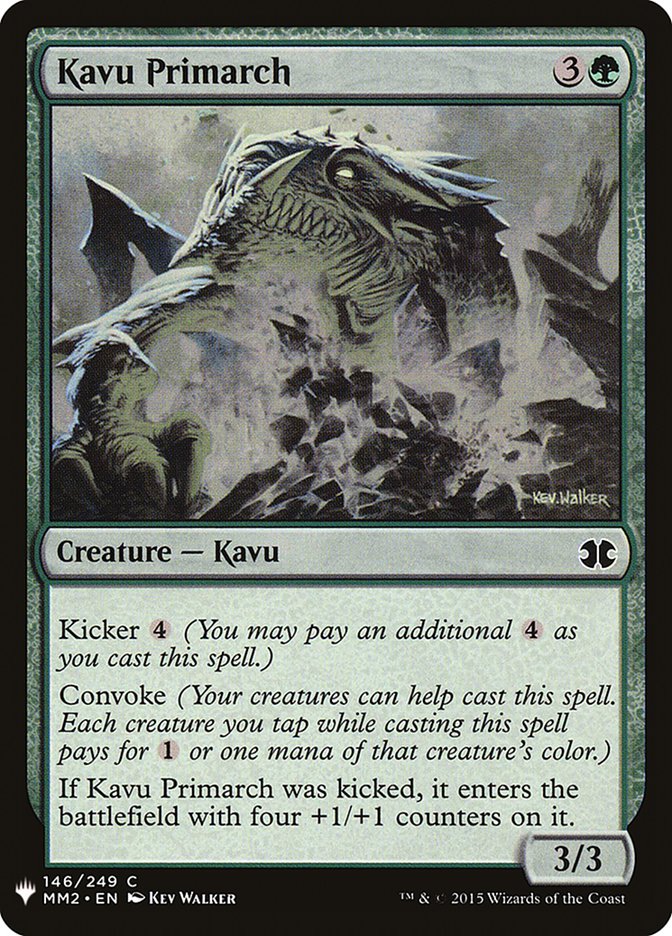 Kavu Primarch [Mystery Booster] Magic: The Gathering