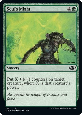 Soul's Might [Jumpstart 2022] Magic: The Gathering