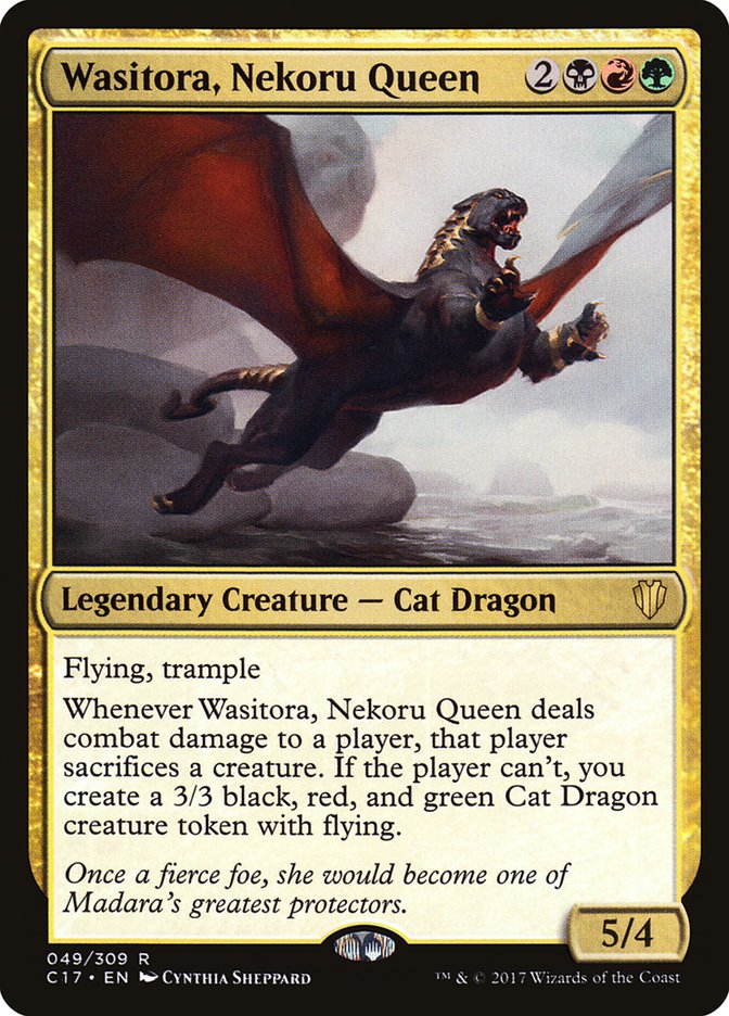Wasitora, Nekoru Queen [Commander 2017] Magic: The Gathering