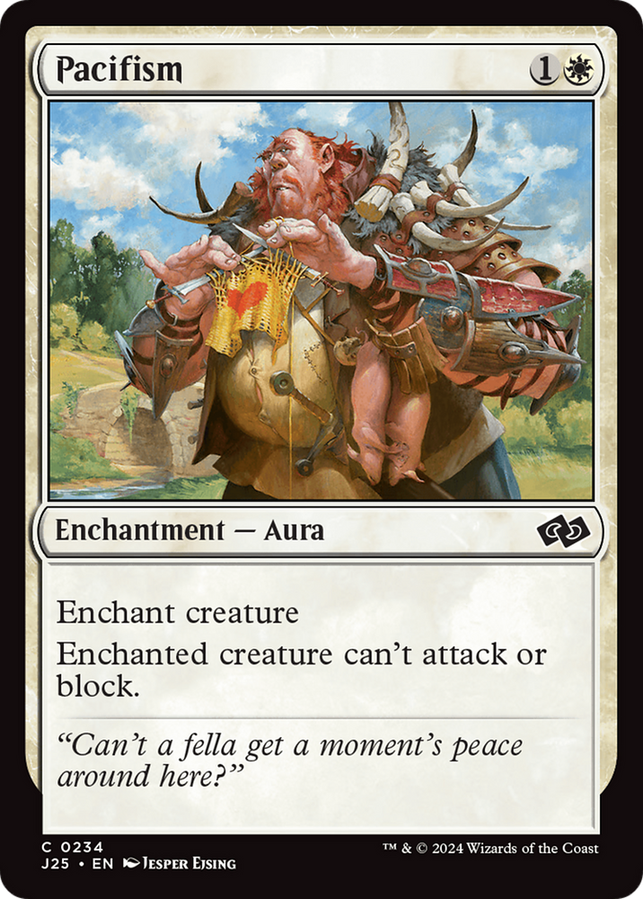 Pacifism [Foundations Jumpstart] Magic: The Gathering