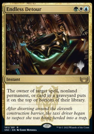 Endless Detour (Promo Pack) [Streets of New Capenna Promos] Magic: The Gathering