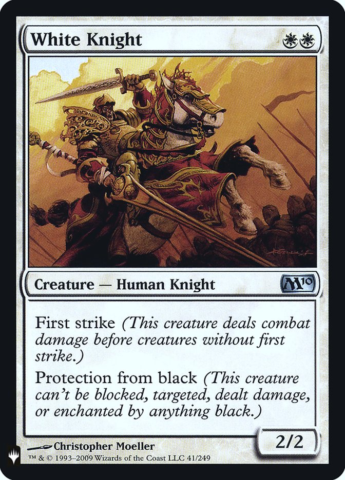 White Knight [Mystery Booster] Magic: The Gathering