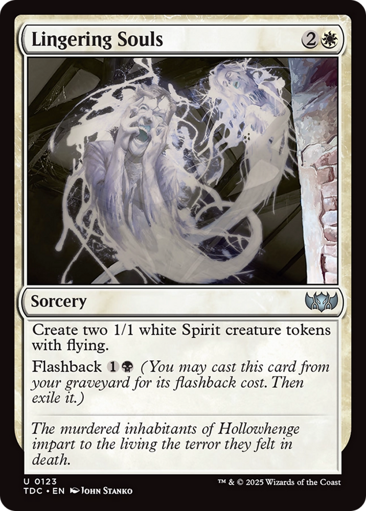 Lingering Souls [Tarkir: Dragonstorm Commander] Magic: The Gathering