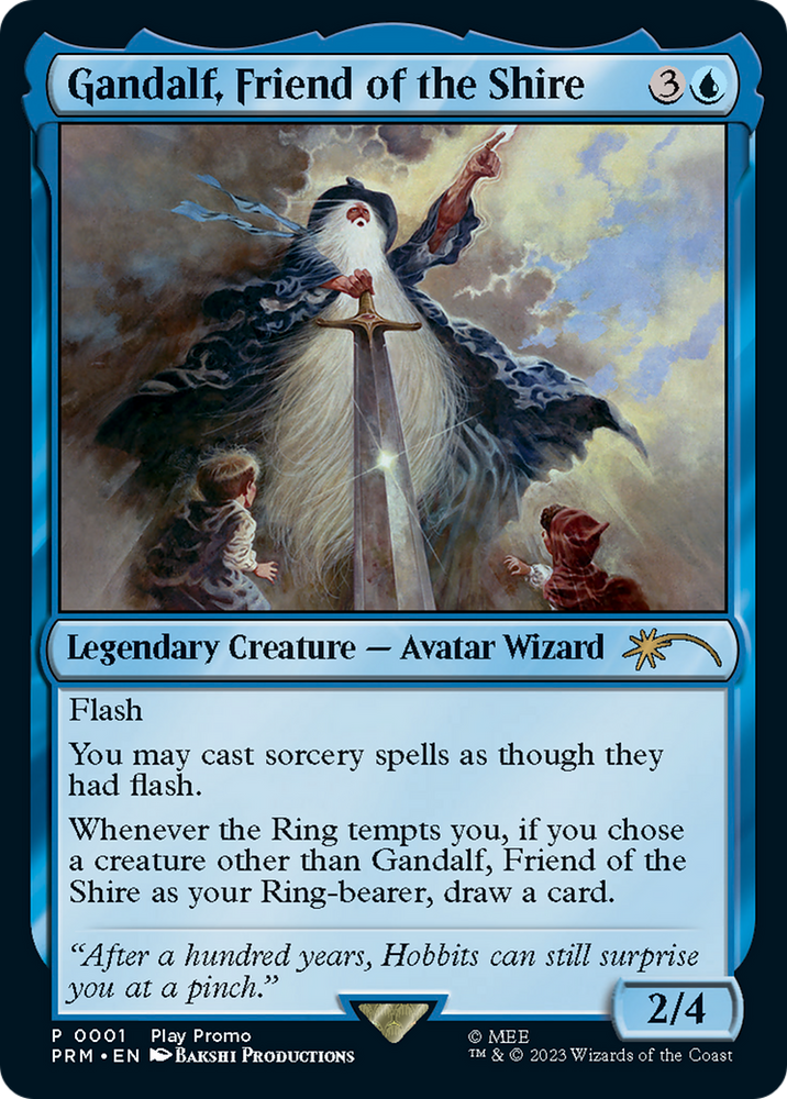 Gandalf, Friend of the Shire [Wizards Play Network 2023] Magic: The Gathering