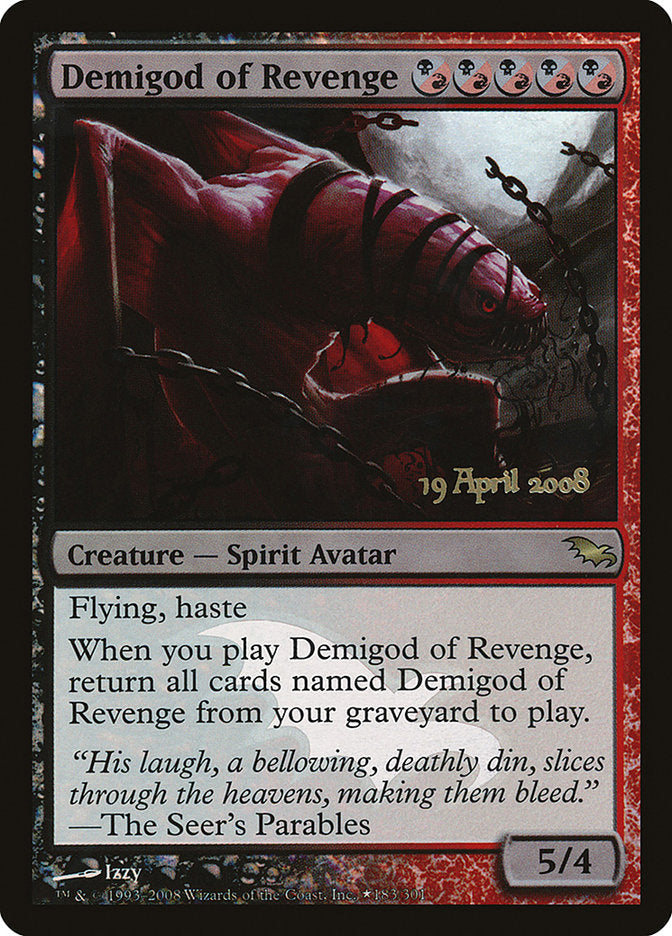 Demigod of Revenge [Shadowmoor Promos] Magic: The Gathering