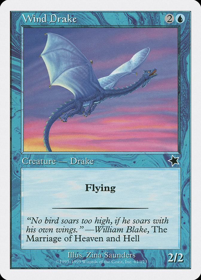 Wind Drake [Starter 1999] Magic: The Gathering