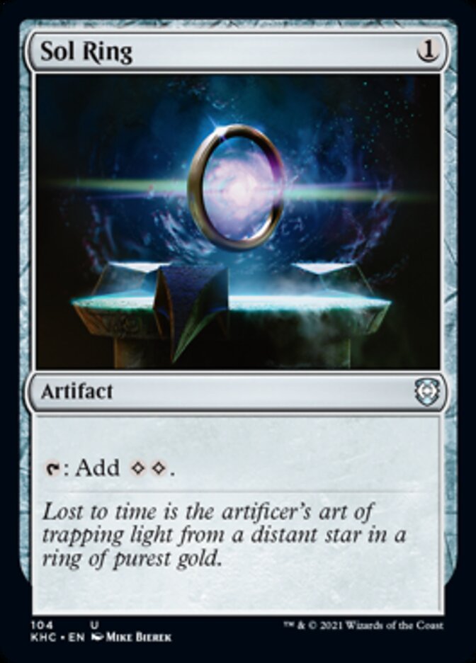 Sol Ring [Kaldheim Commander] Magic: The Gathering